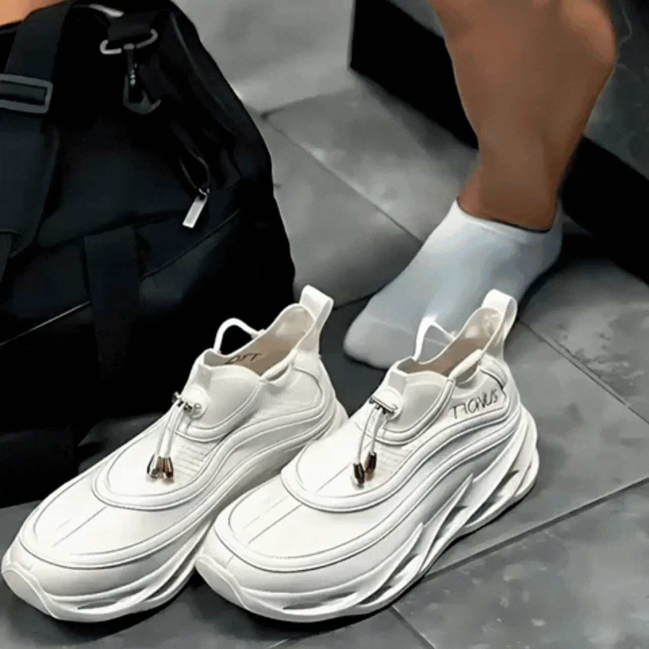 YOUTH LUXE CUSHIONED LOW TOPS SEAFOAM